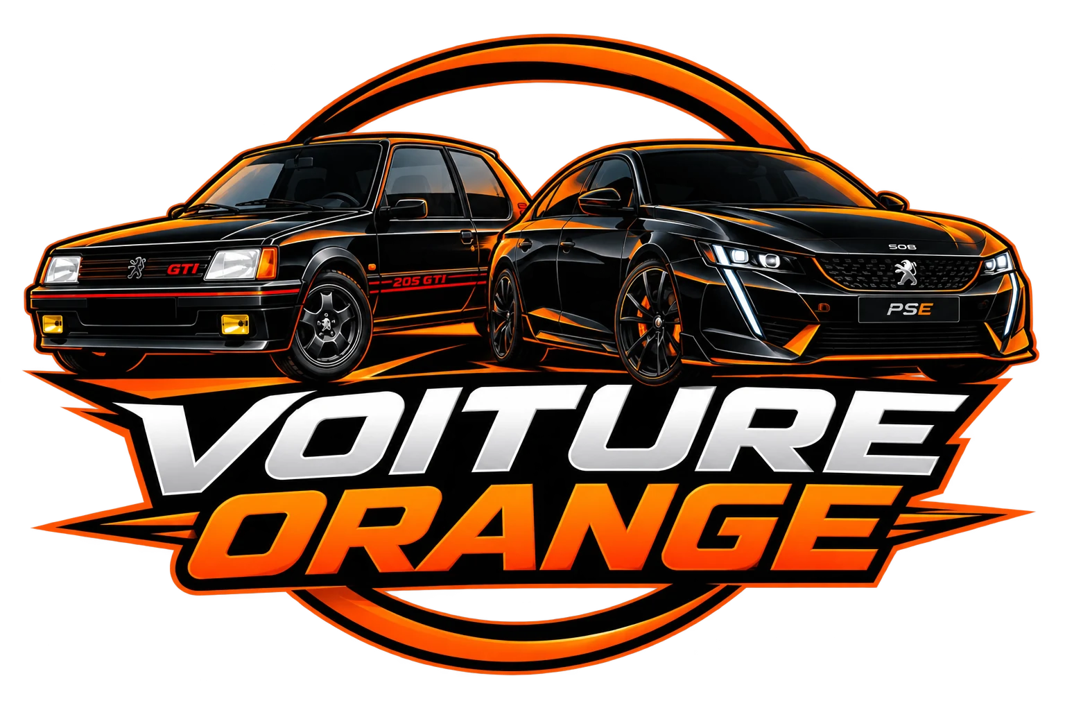 Logo Voiture Orange